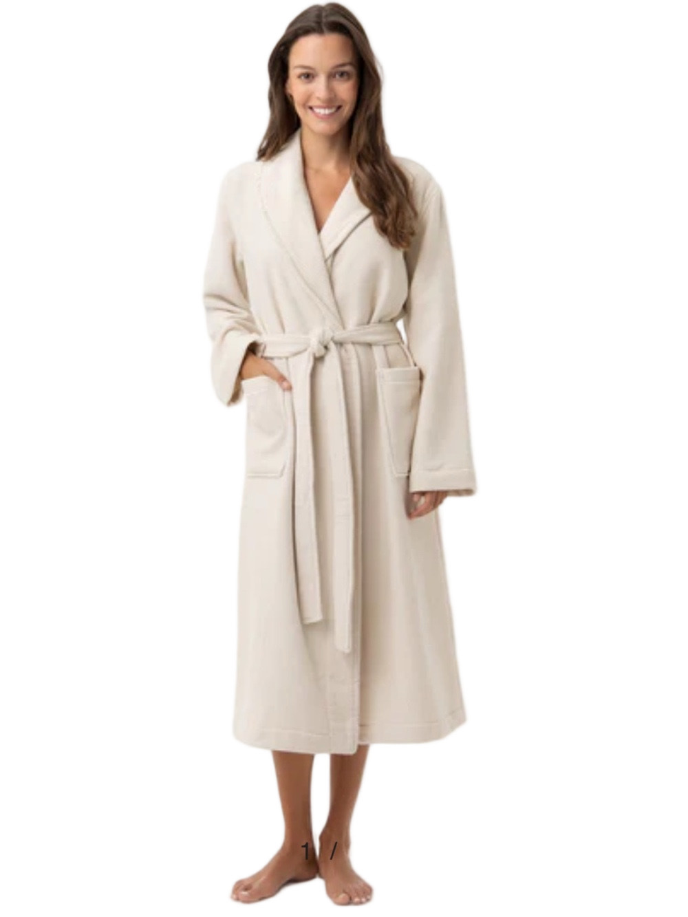 UNDER THE CANOPY Organic Cotton Waffle Robe - Size S/M - Picture 16 of 16